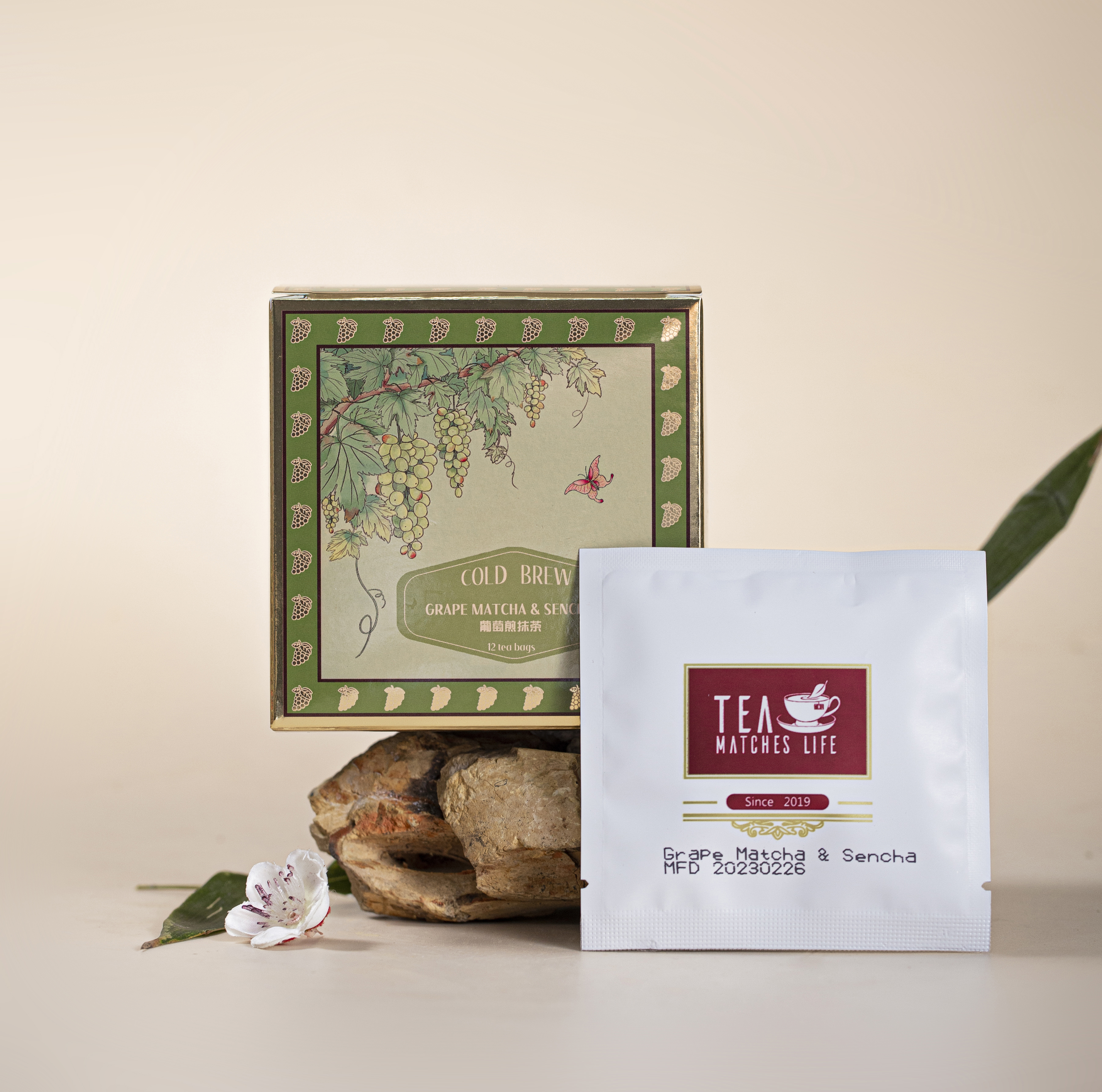 Grape Matcha & Sencha